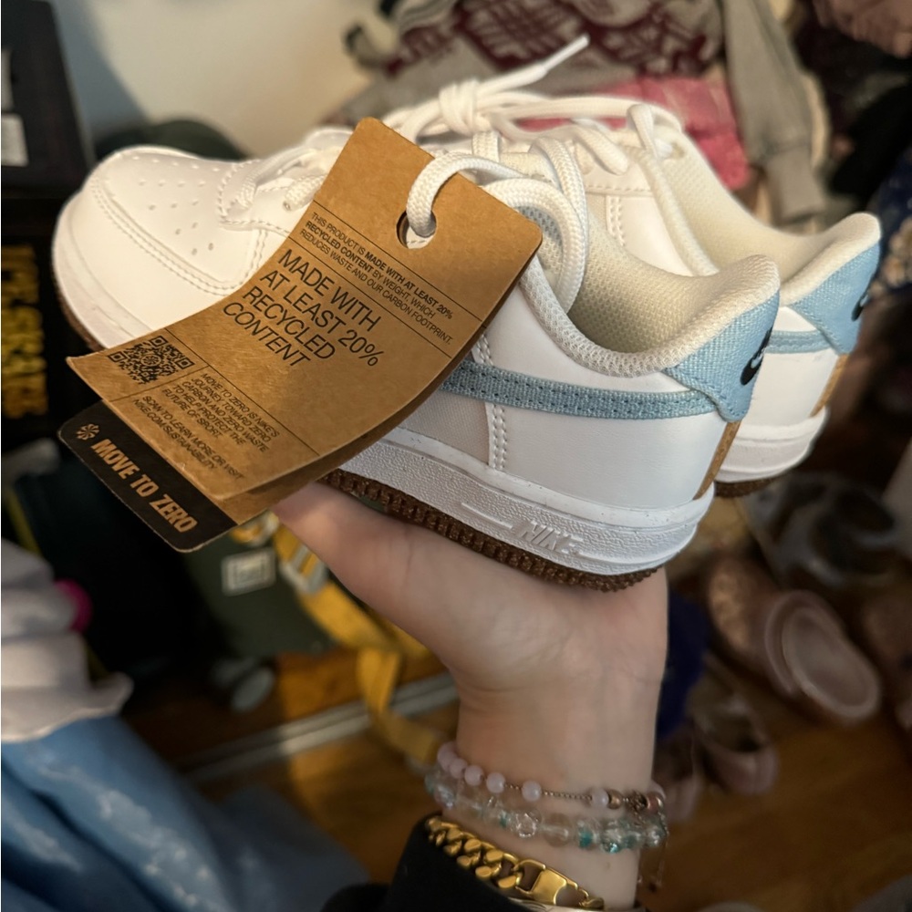 Kids Nike Indigo Air Force 1